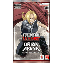Load image into Gallery viewer, Union Arena: Full Metal Alchemist booster pack
