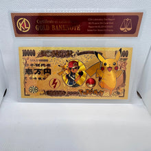 Load image into Gallery viewer, Pokemon Banknotes (Gold/Silver Assorted)
